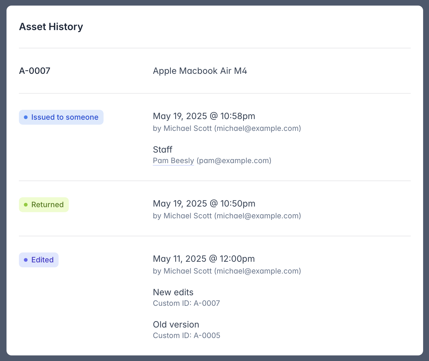 Product screenshot